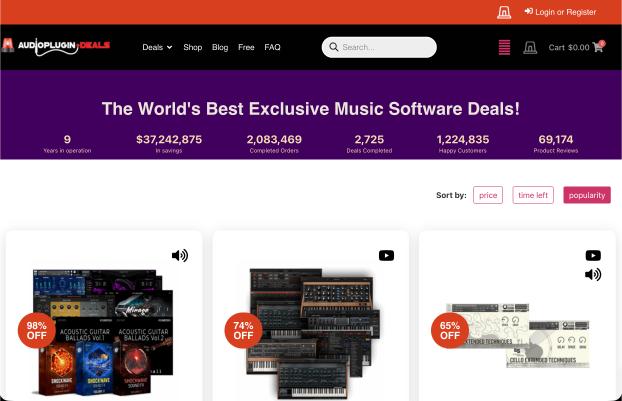 Audio Plugin Deals